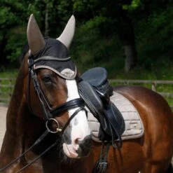 Protechmasta Lux Dressage Saddlecloth Stone 6 Protechmasta Lux Dressage Saddlecloth Stone -Saddle Store untitled 1 4 1