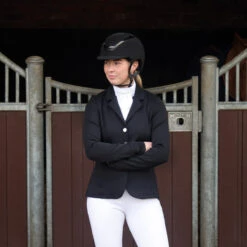 Harry Hall Show Jacket Ladies Black -Saddle Store untitled 1 4 3