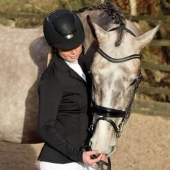 Harry Hall Show Jacket Ladies Black -Saddle Store untitled 2 4 2