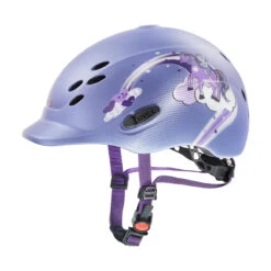 Uvex Onyxx Junior Riding Helmet Princess Violet
