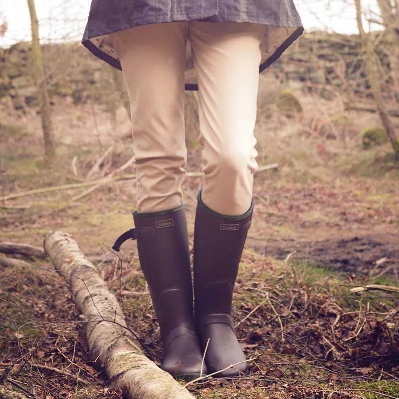 Caldene Westfield Neoprene Lined Wellington Boots Brown 1 Caldene Westfield Neoprene Lined Wellington Boots Brown